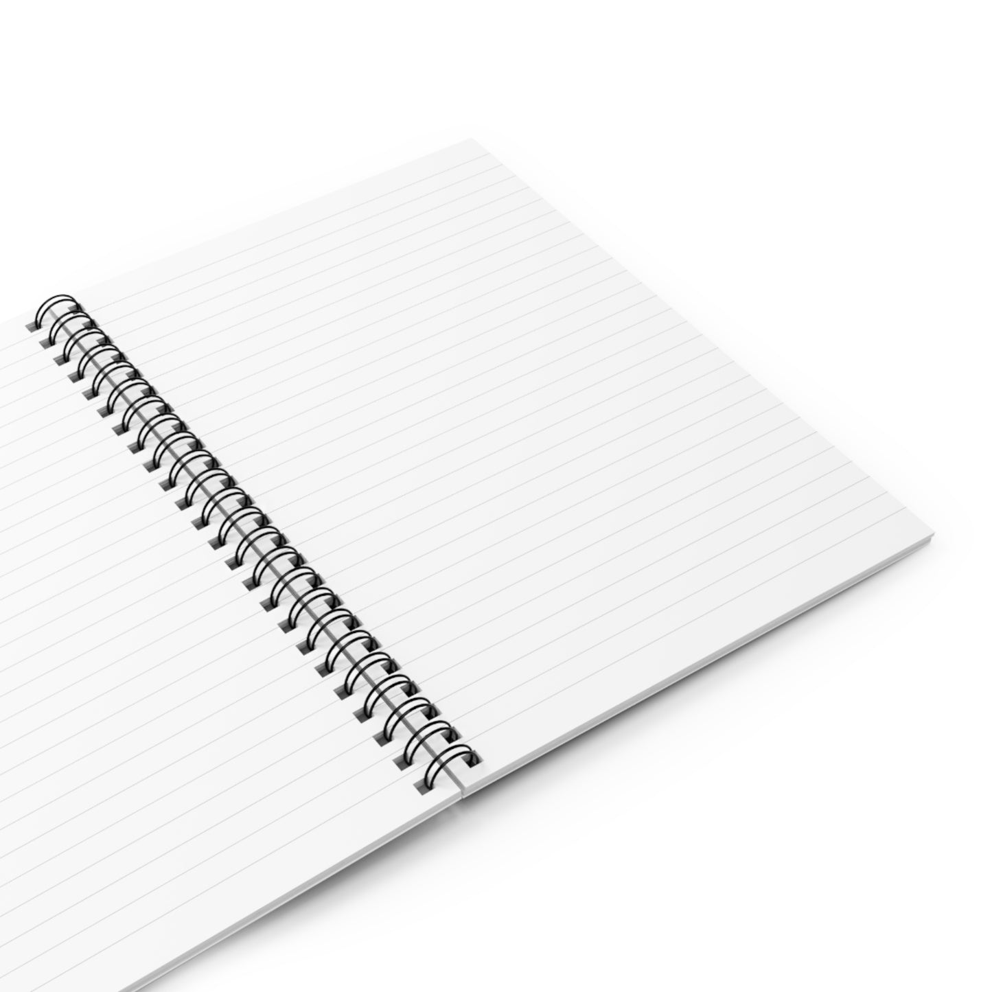 White Spiral Notebook - 8" x 6" Ruled Line